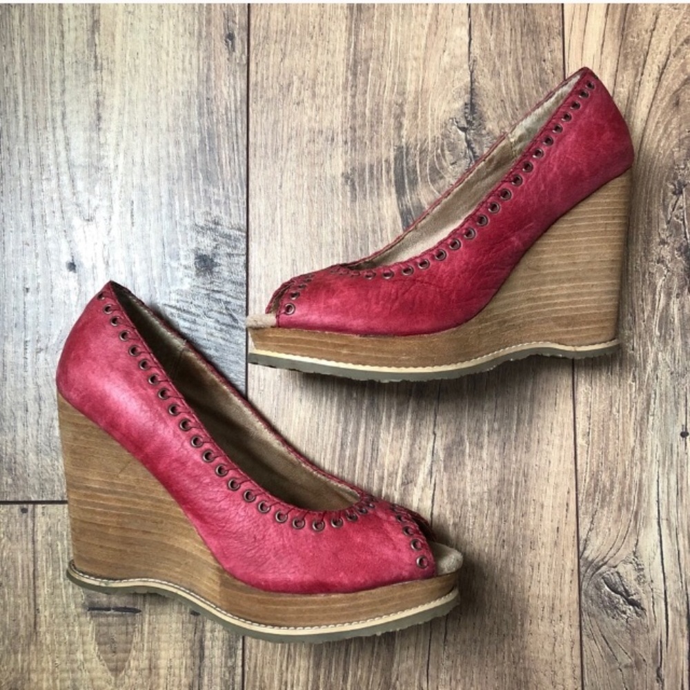 Red wedges